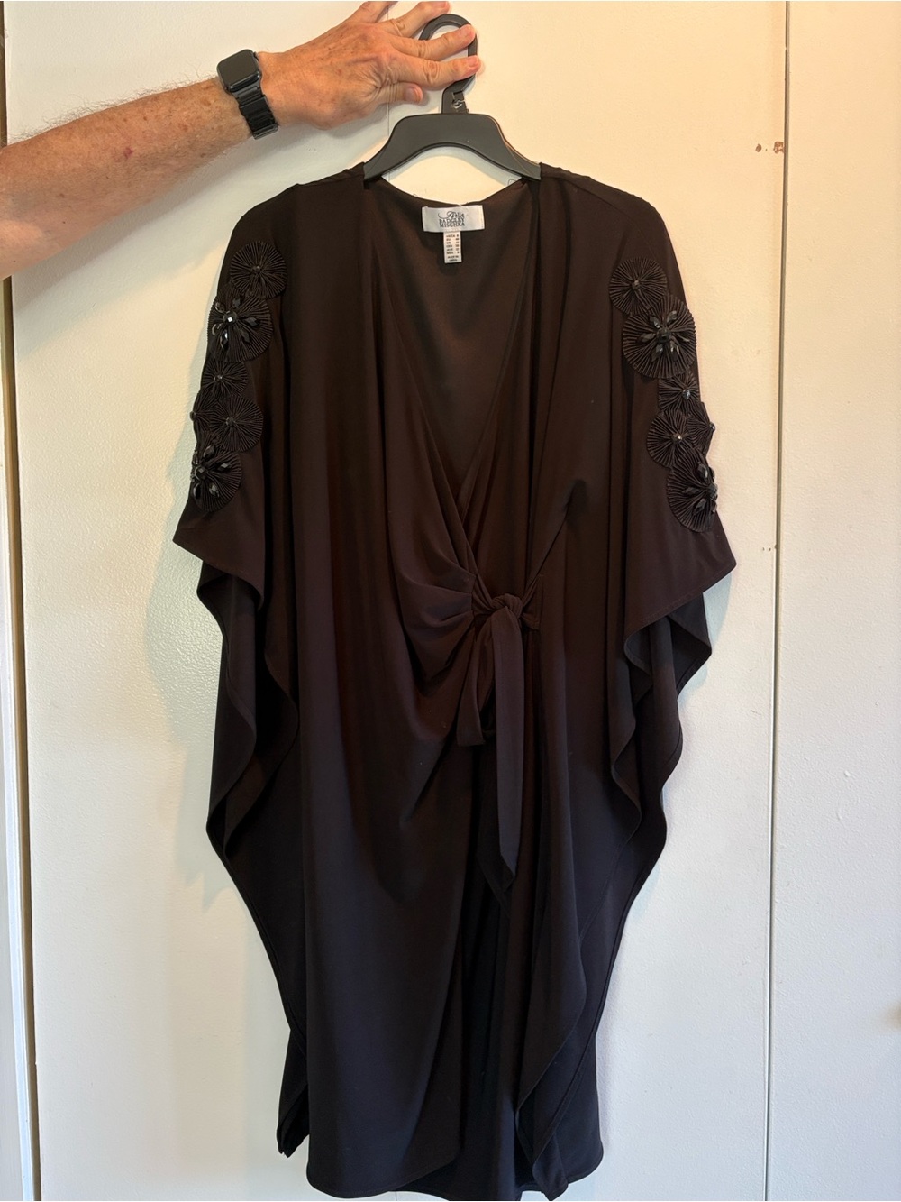 Badgley Mischka Black Dress Label Detail